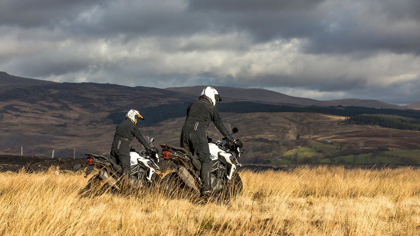 Watch: Rugby stars head off-road with Triumph